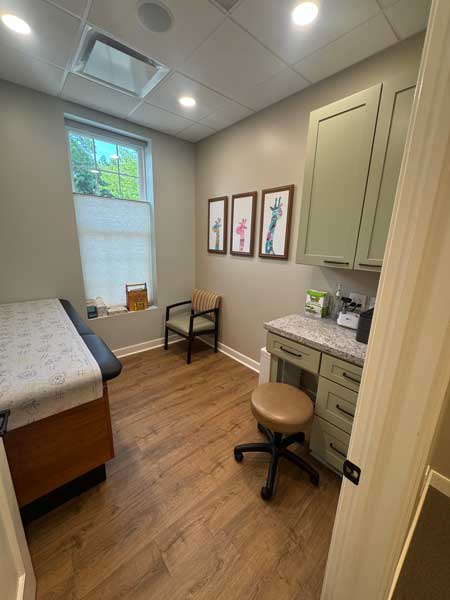 medical design build patient exam room