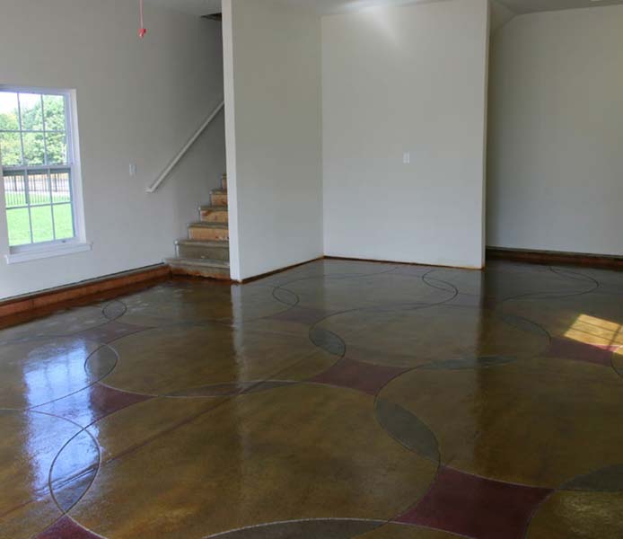 Garage at the Culpepper Landing Modular Home by SGB Contractors