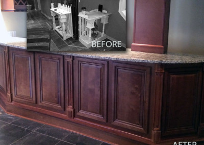 Custom Bar Before and After