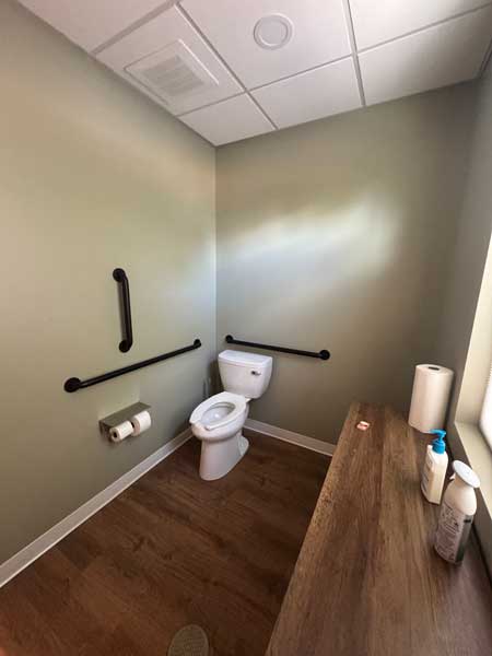medical design build bathroom