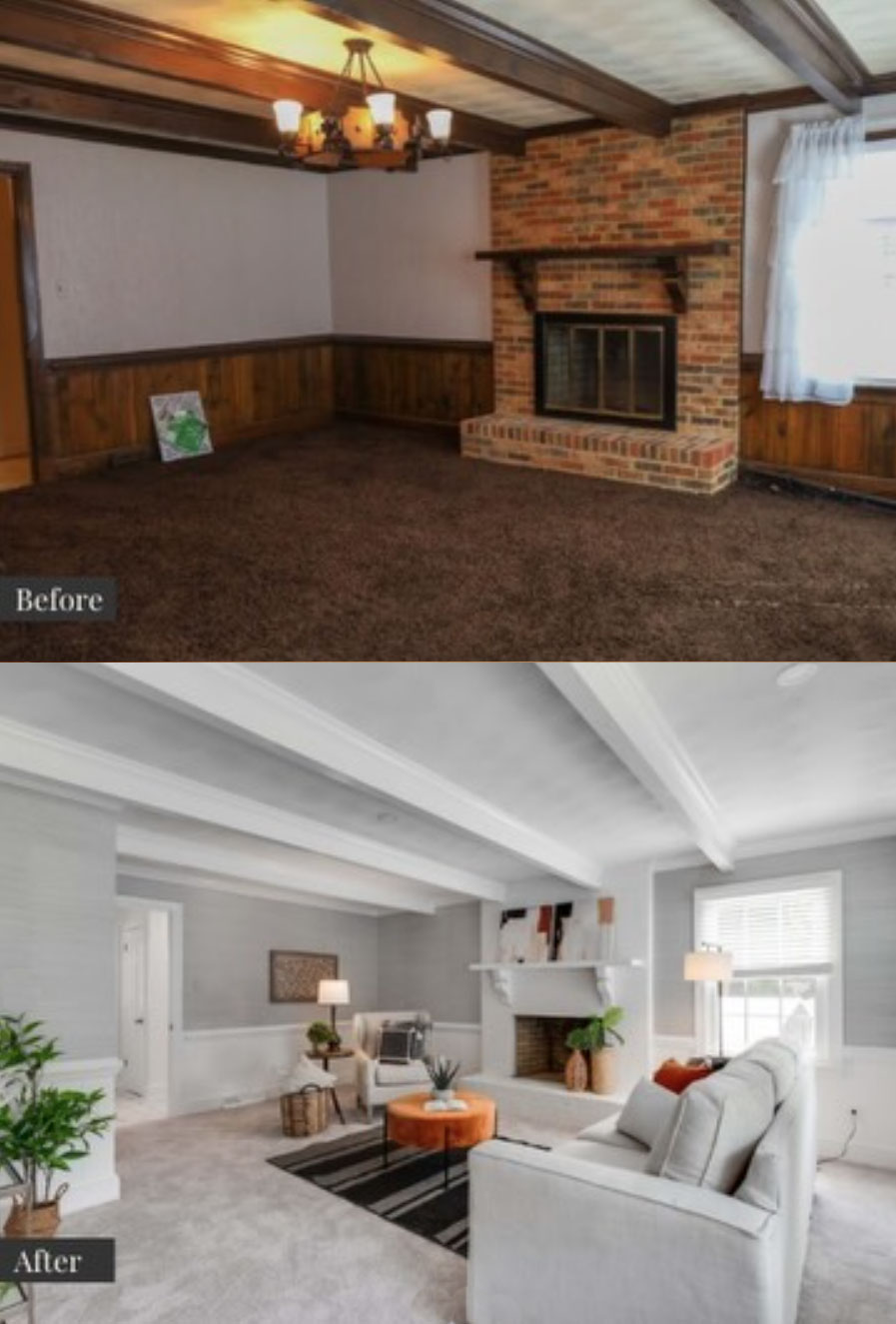 living room renovation