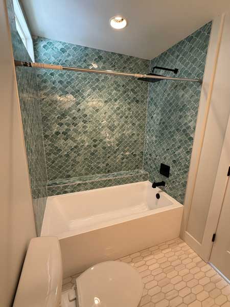 renovated bathromm