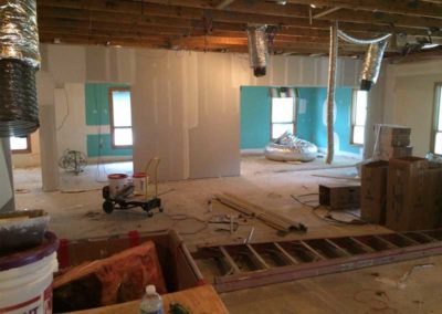 Whitestone Warehouse Conversion to Office Space: BEFORE + DURING