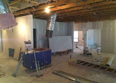 Whitestone Warehouse Conversion to Office Space: BEFORE + DURING