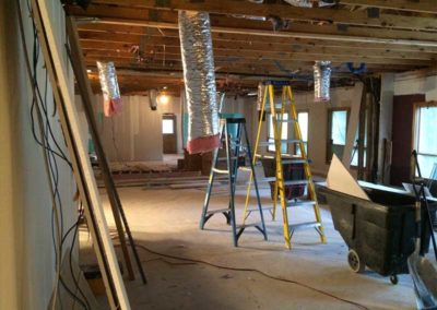 Whitestone Warehouse Conversion to Office Space: BEFORE + DURING